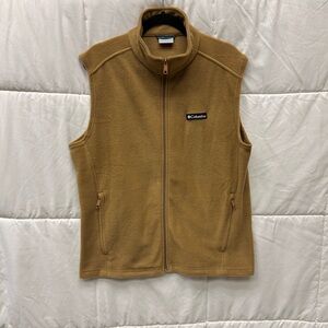Columbia Men's Brown Fleece Vest